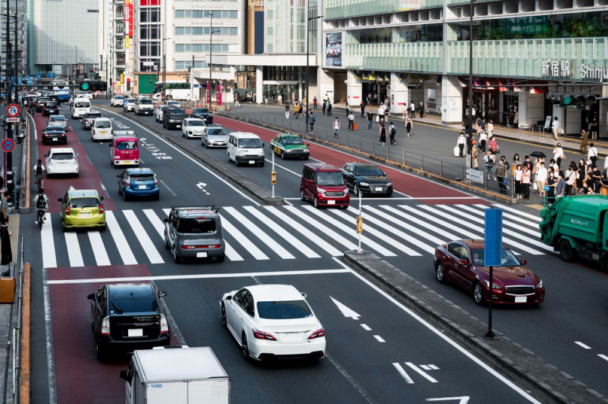 busy road showing how could Breathalyser Feedback revolutionise Traffic Stops