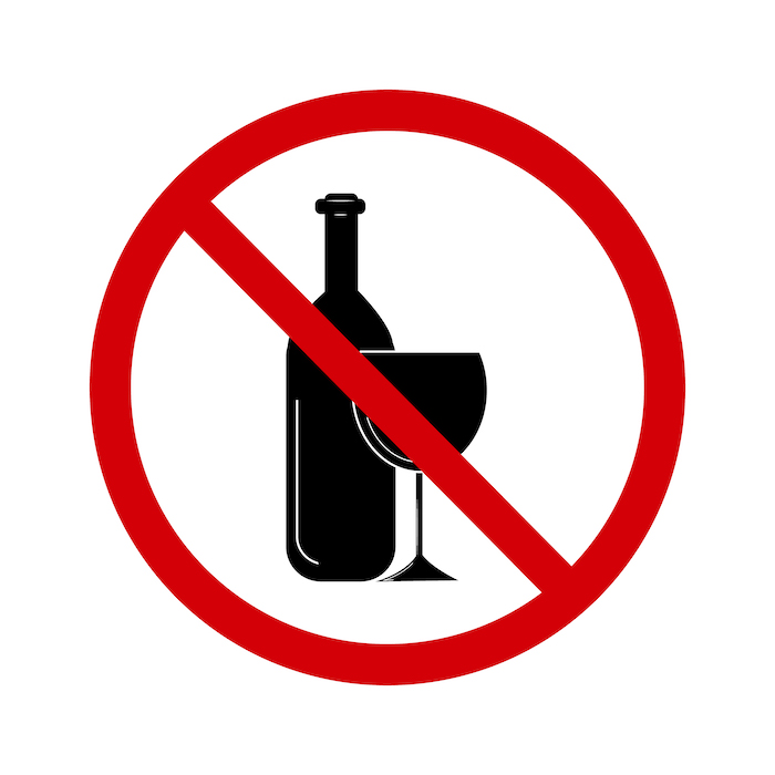 No alchohol sign - the impact of alcohol laws