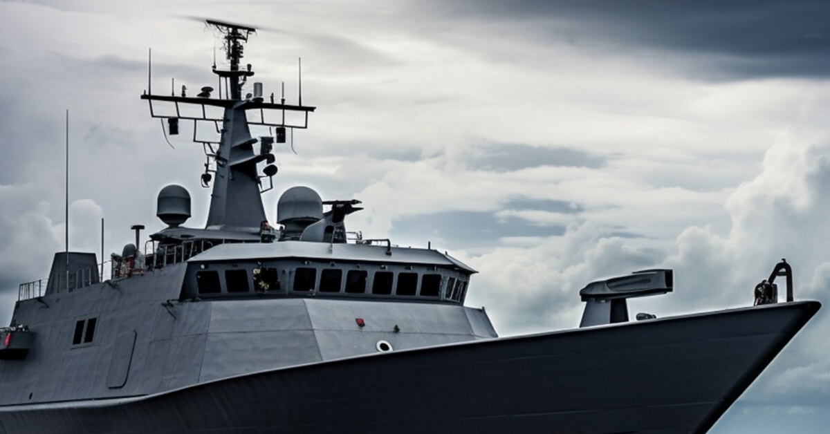 Navy ship with Portable breathalyser