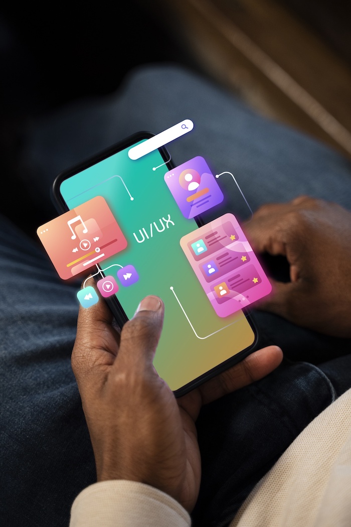 UI/UX interface of customisable breathalyser